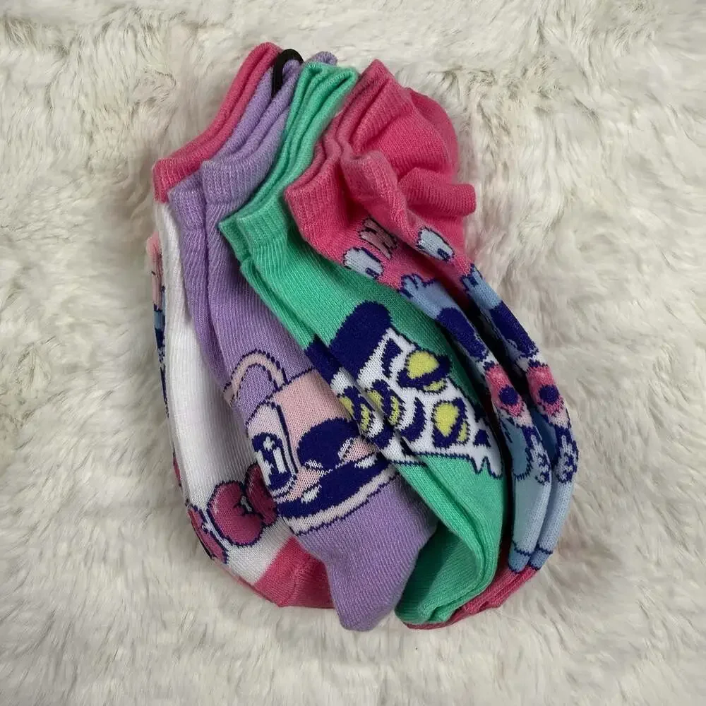 Disney Lilo & Stitch & Angel No-Show Socks 30 Pairs